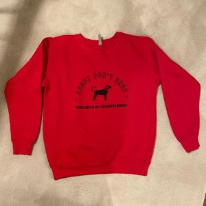 Adopt don’t shop sweatshirt pullover brand new